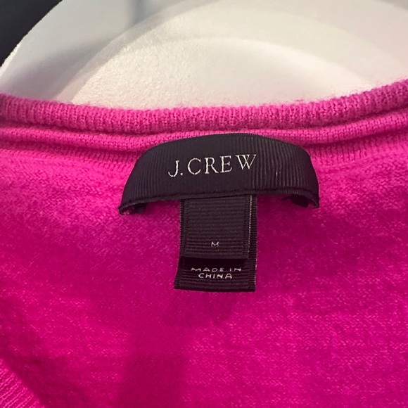 J. Crew Vibrant Pink Cardigan - Picture 2 of 11